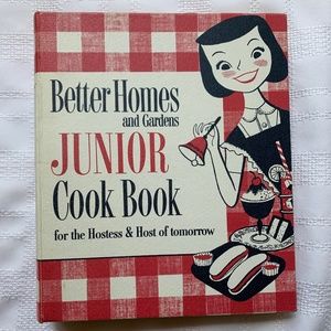 Vintage 1955 Better Homes and Gardens Jr. Cook Book 1st Edition Recipe Book
